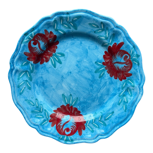 Ivo Angel, The Blu Rose Dinner Plate