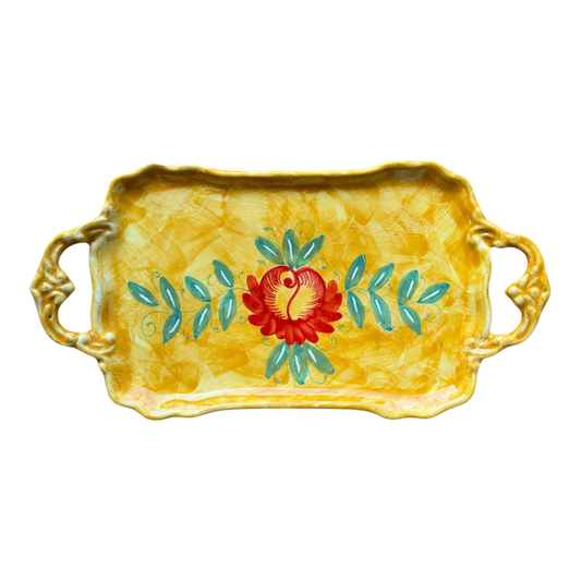 Ivo Angel, The Senape Rose Baroque Platter