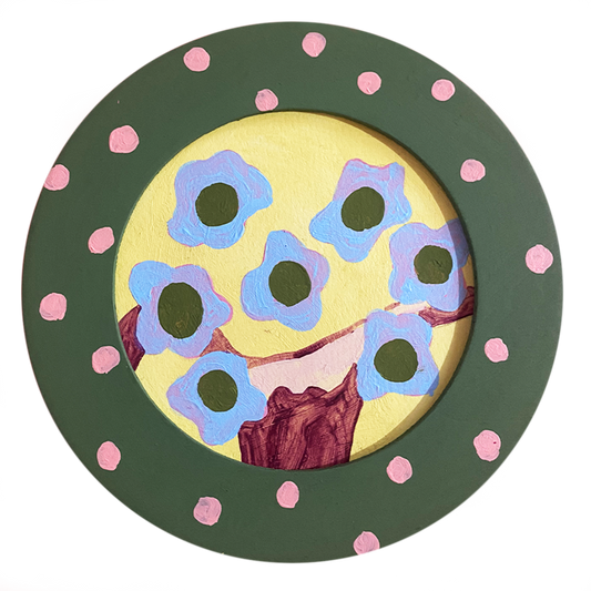Crystal Knight, 'Polka Dots & Flowers' 2025