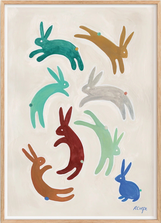 Rosanna Corfe, Rabbits Print