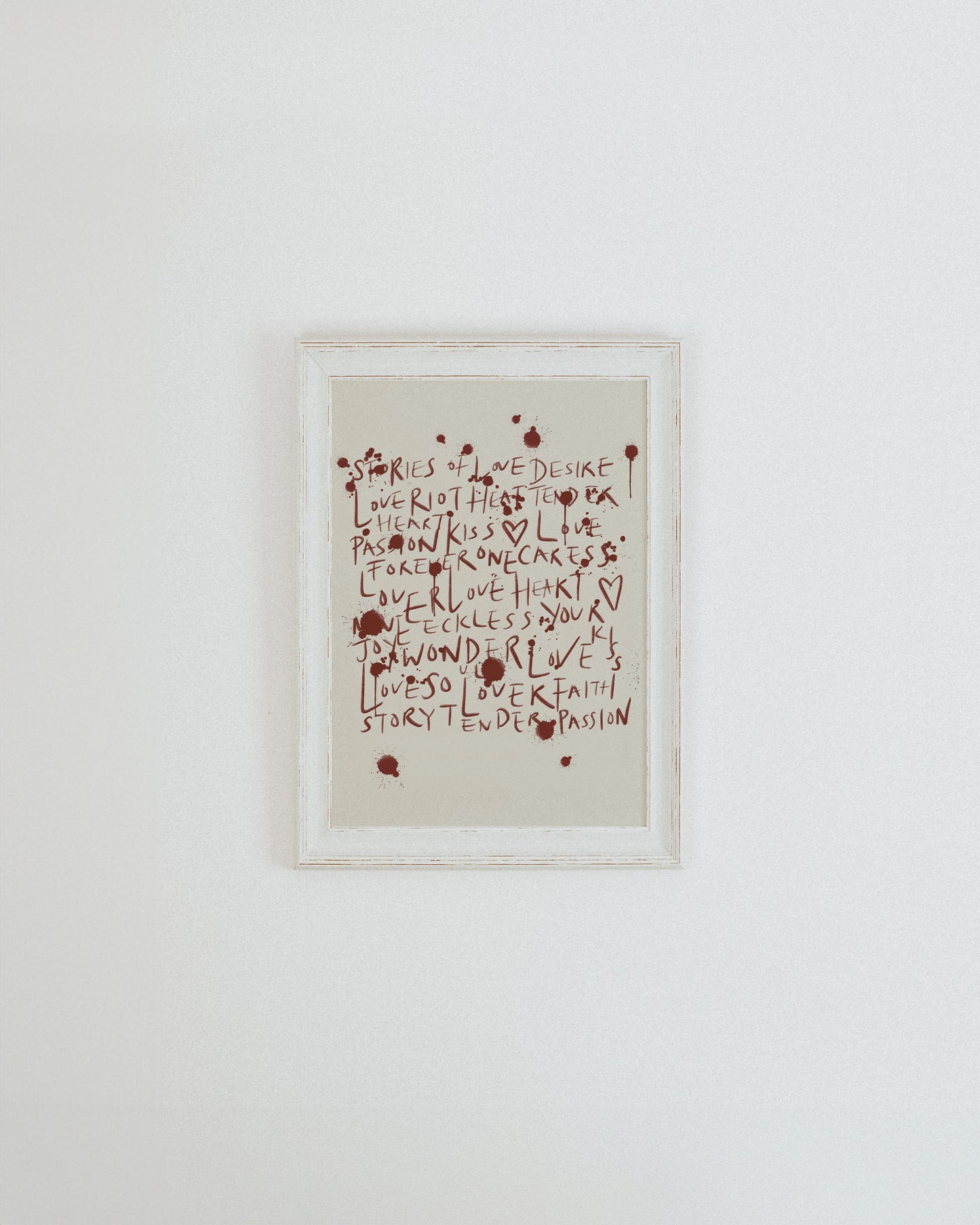 Jenna Elsby-Bennett, 'Reckless Love - Bone' Print