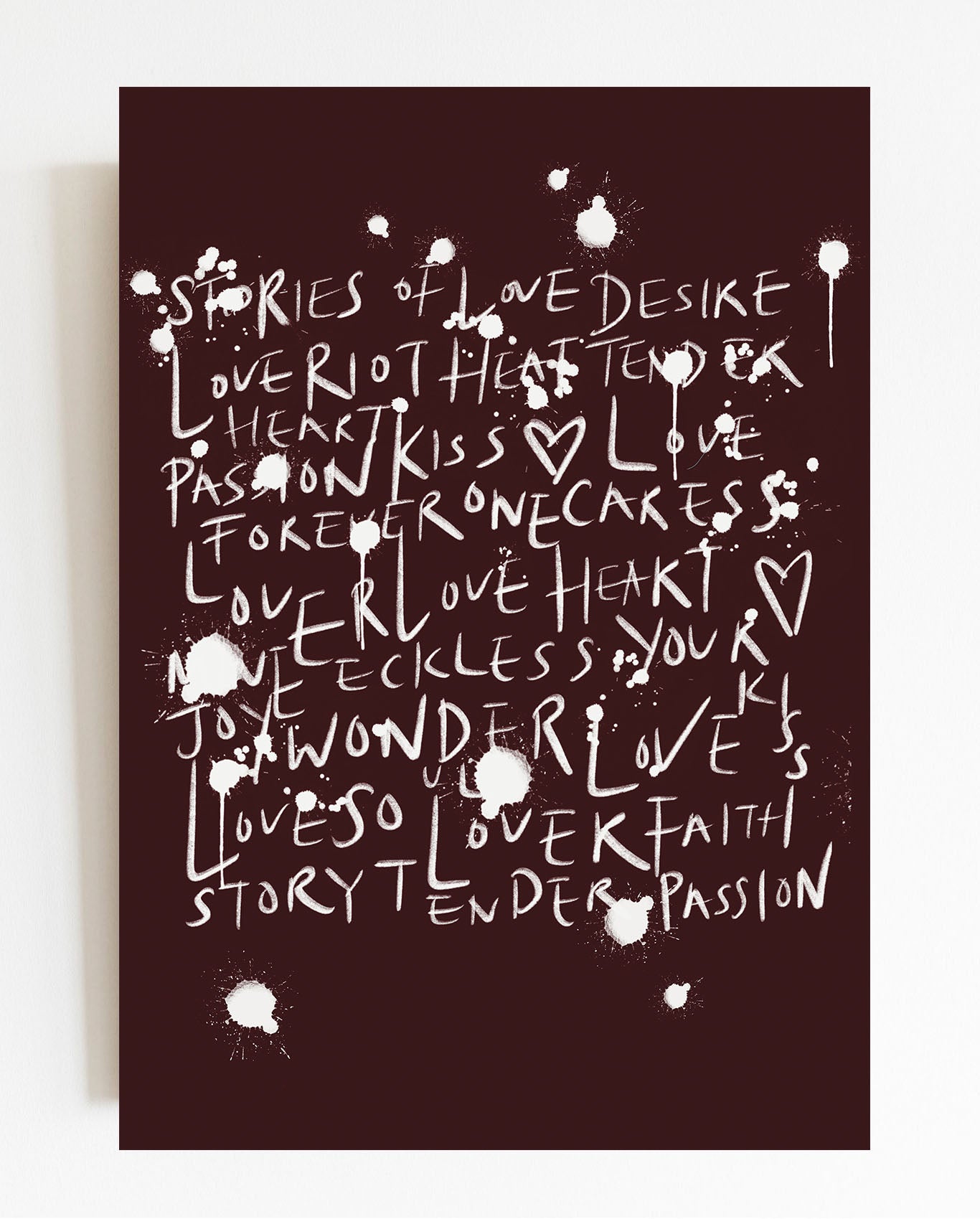 Jenna Elsby-Bennett, 'Reckless Love - Bone' Print