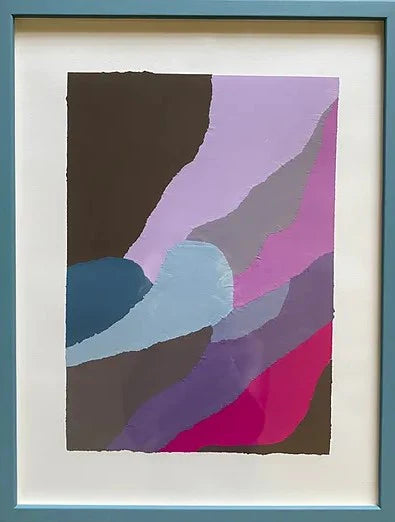 Clare Dudeney, 'Untitled Purple Abstract Painting' 2022