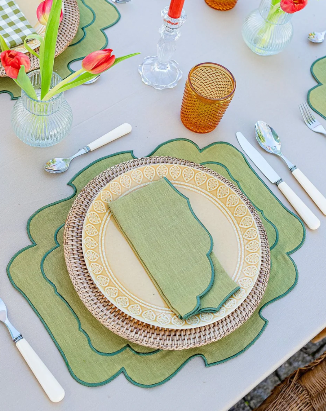 Green on Green Placemat