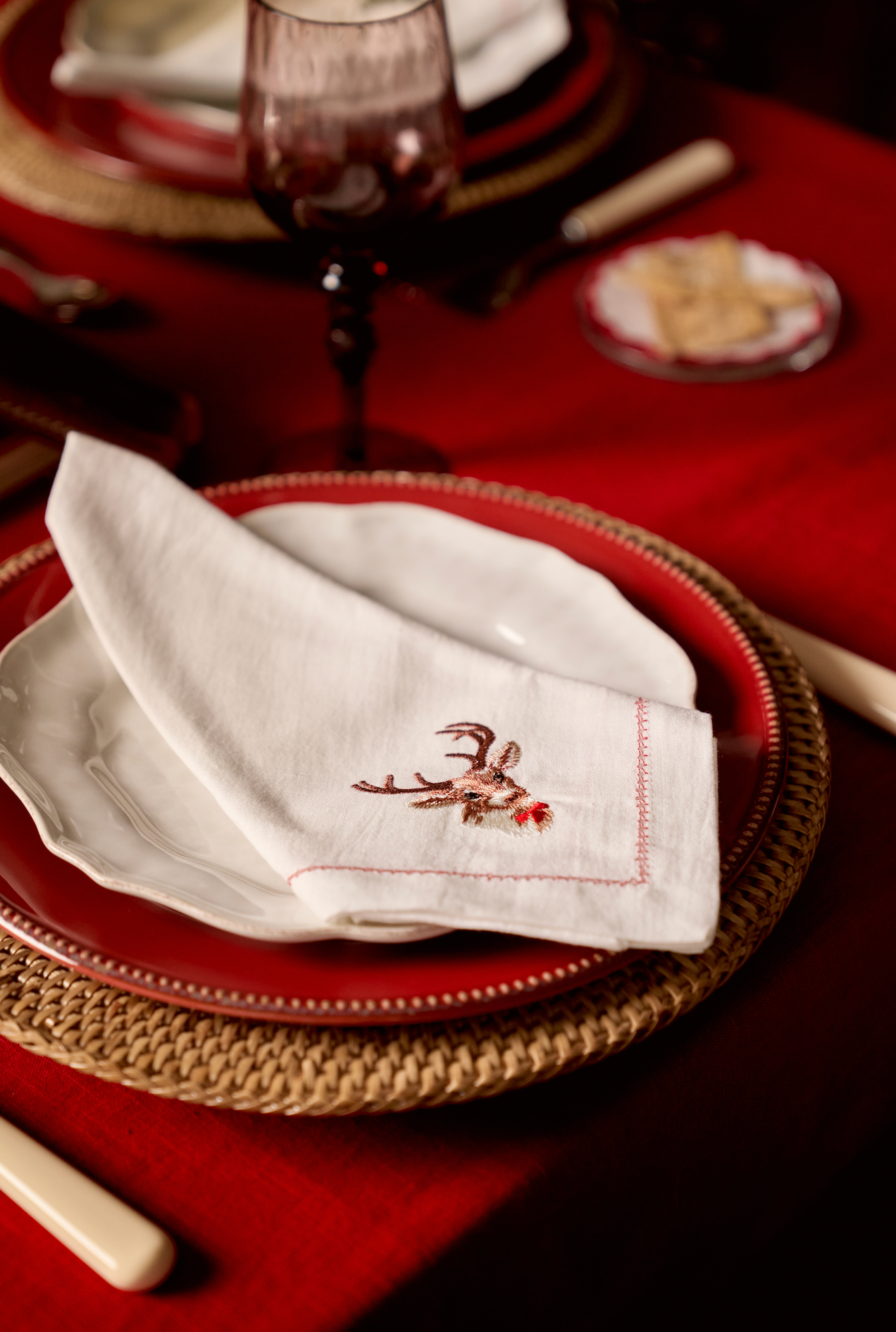 Reindeer Christmas Napkin