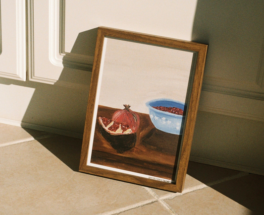 Beatriz Sanches Cartas, 'Romã descascada Fine Art Print'