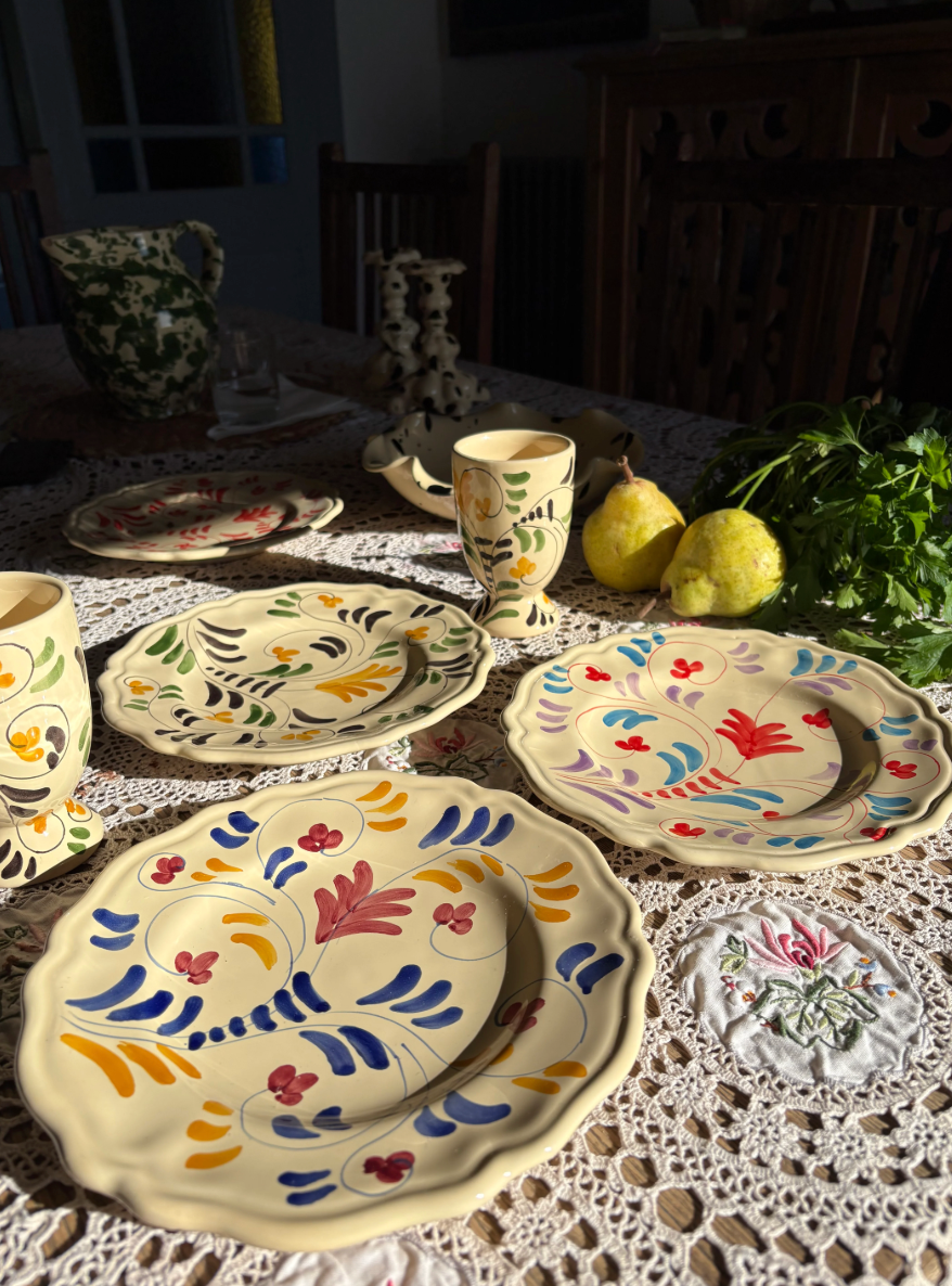 Ivo Angel, The Vines Holiday Antipasto plate Set of 4