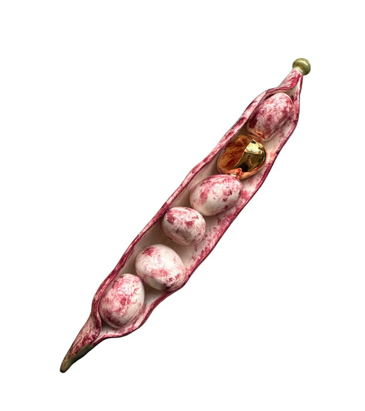 Minnie Mae-Stott, 'Ceramic Borlotti Bean'