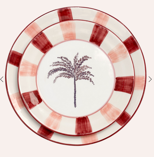 Woven Rosa Wave Palmera Serving Set