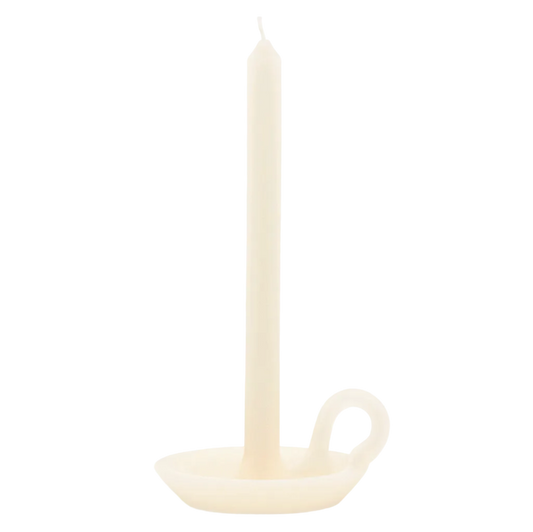 Tall Cream Candle