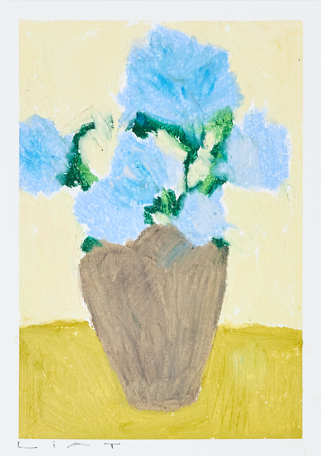 Liat Greenberg, 'Vase with blue flowers' 2026