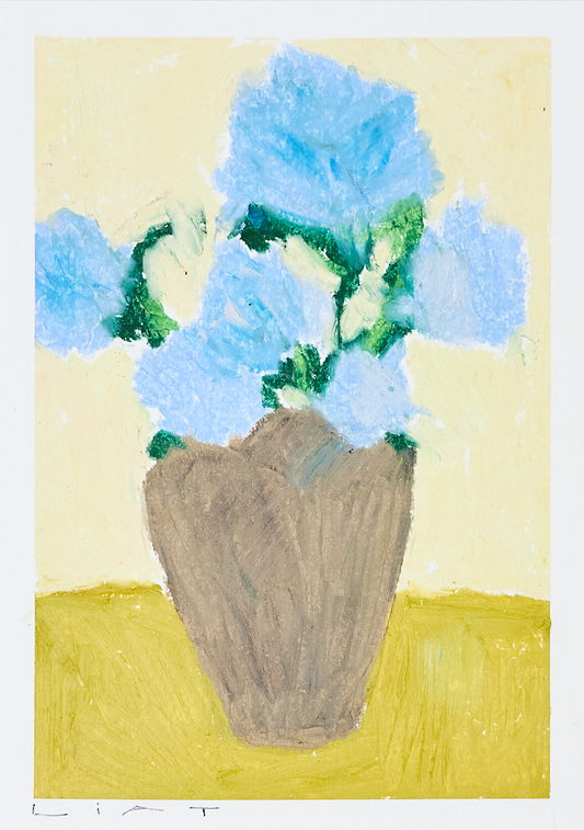Liat Greenberg, 'Vase with blue flowers' 2026