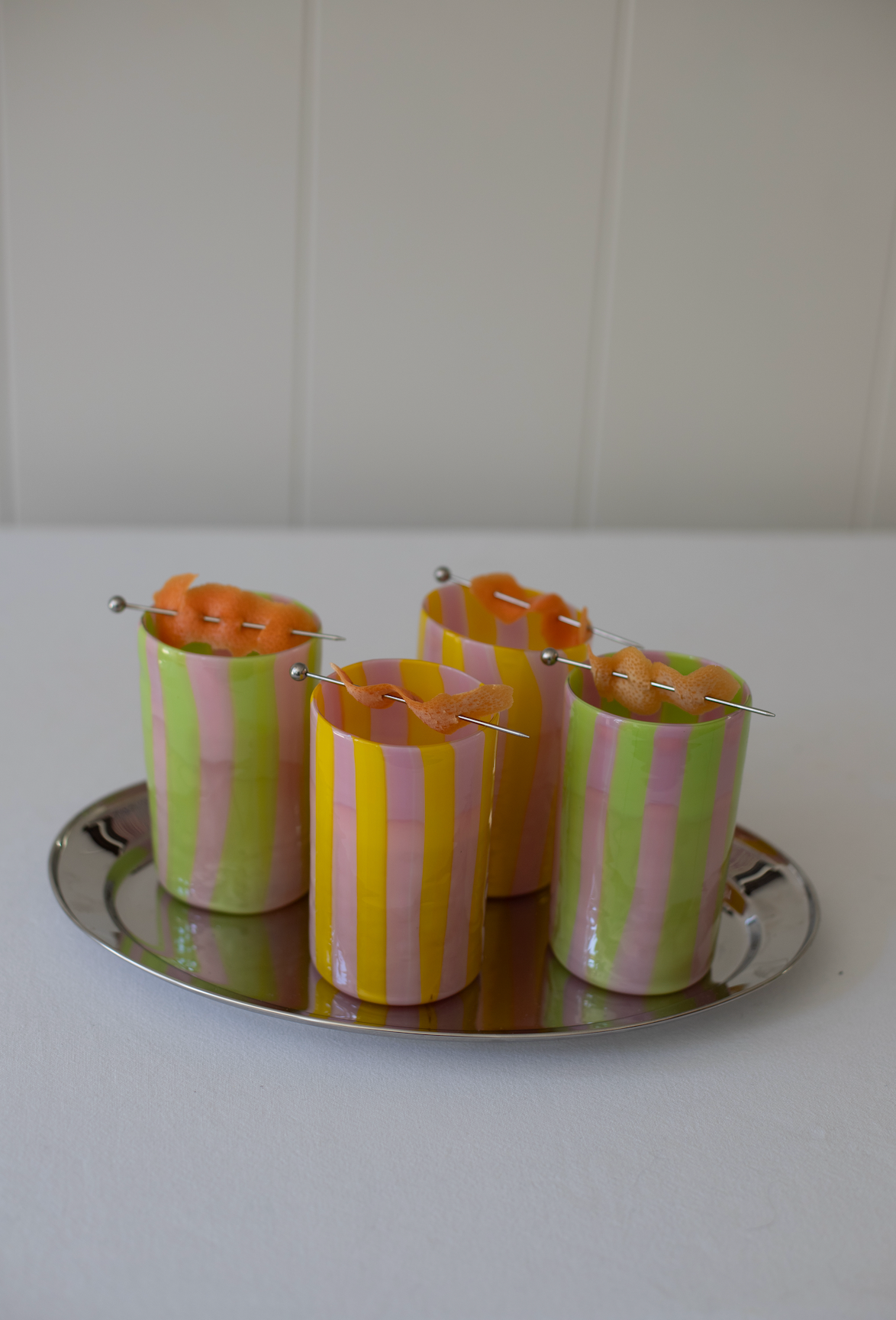 The Maxi Tumbler in Green and Pink