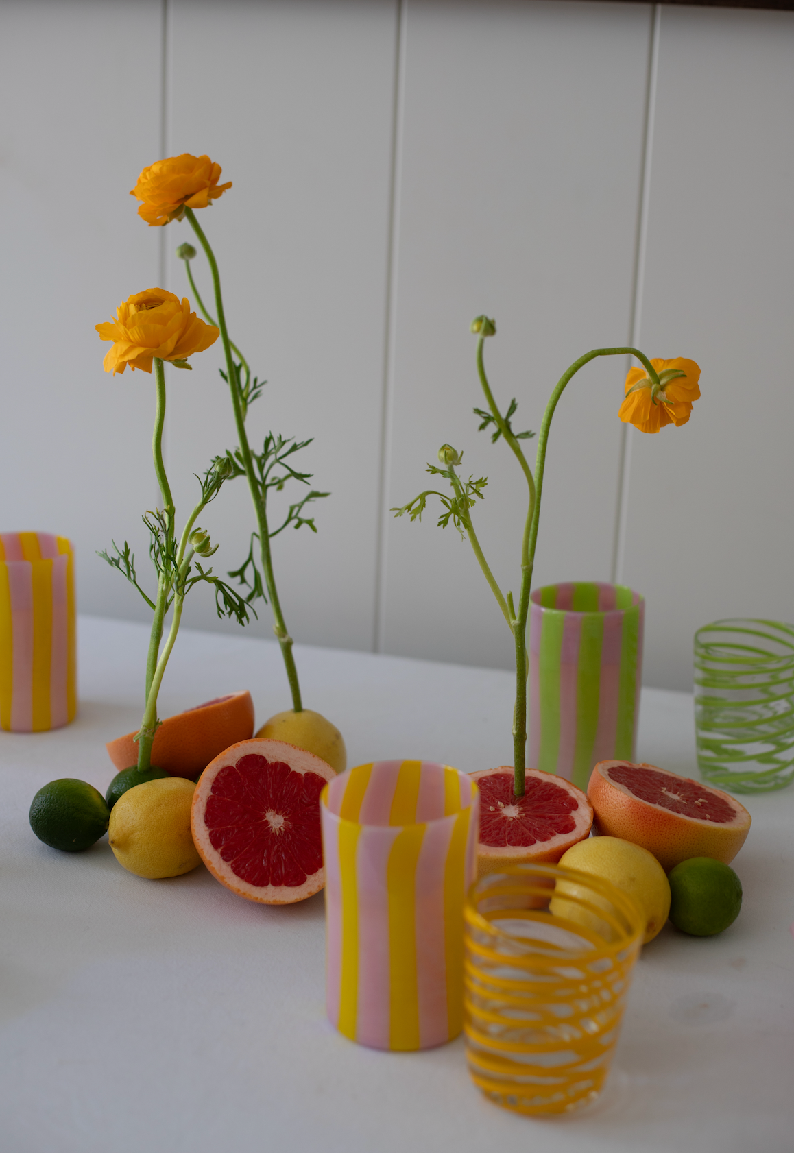 The Maxi Tumbler in Green and Pink