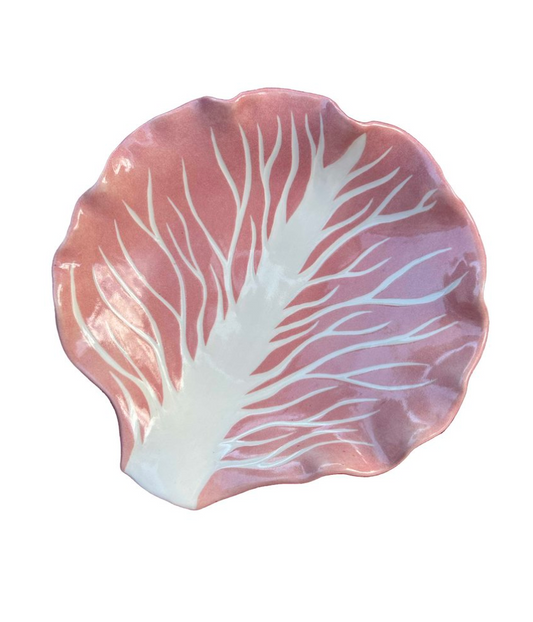 Minnie Mae-Stott, Pink Radicchio Lead Serving Bowl Pink