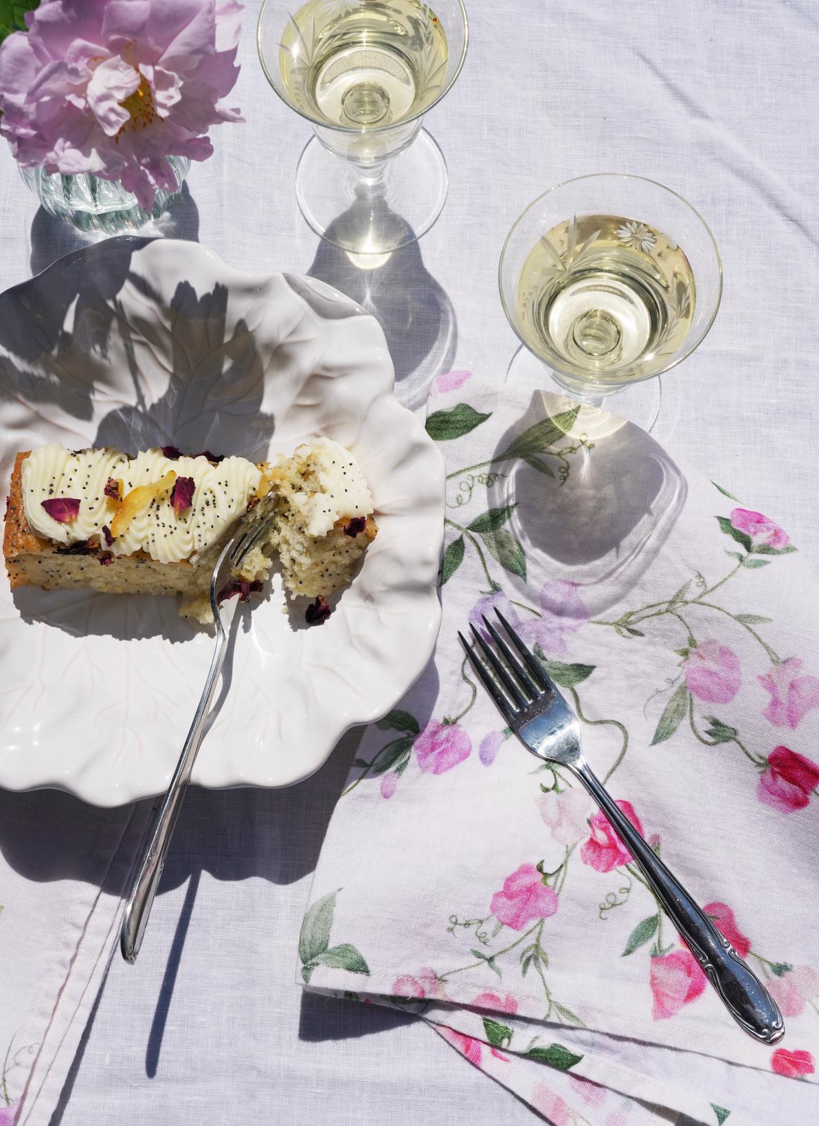 By Hope Sweet Pea Linen Tablecloth