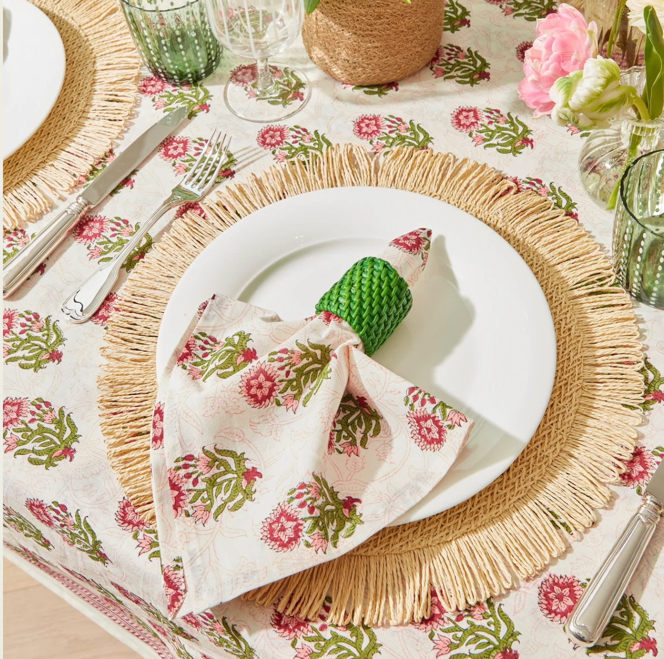 Voi Collective, Summer Garden Napkins, Set of Four