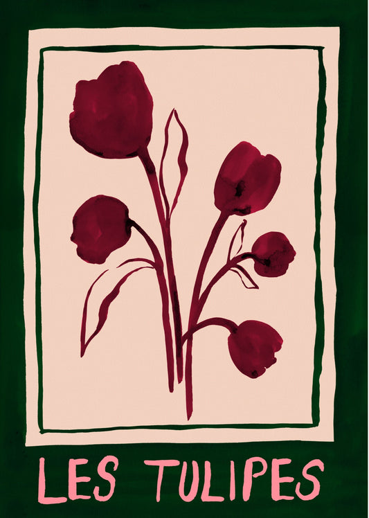 The Good Life Home, The Tulips (Les Tulipes) - French Floral Art Print