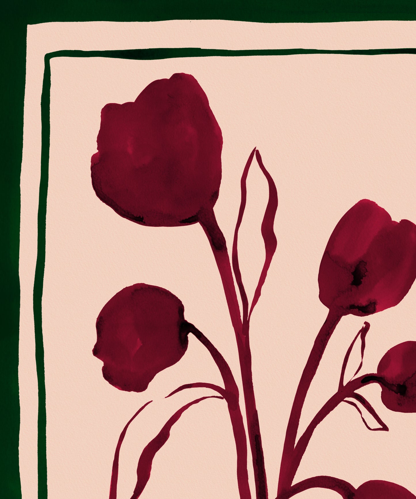 The Good Life Home, The Tulips (Les Tulipes) - French Floral Art Print