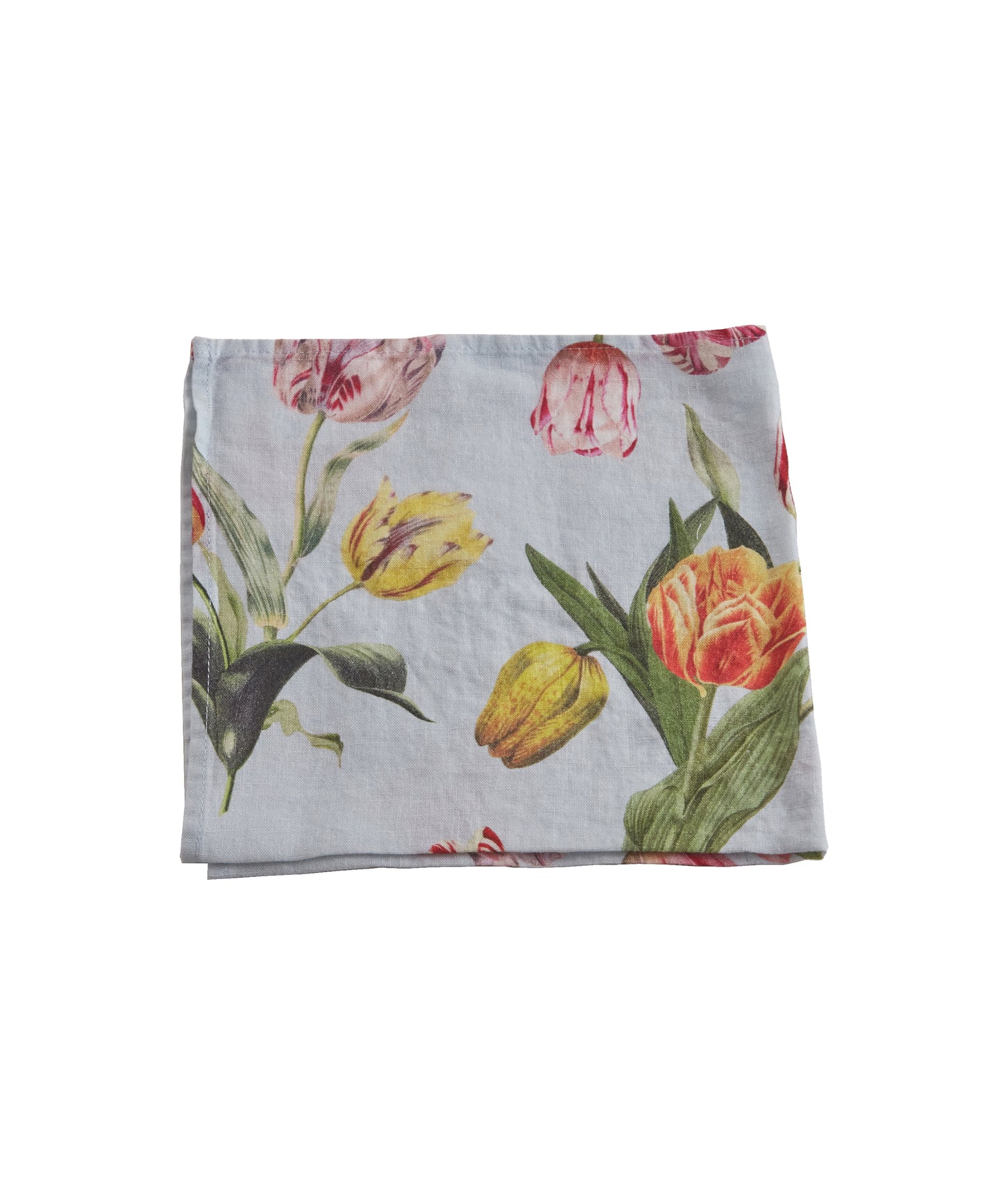 By Hope The Tulips Linen Napkin – Blue