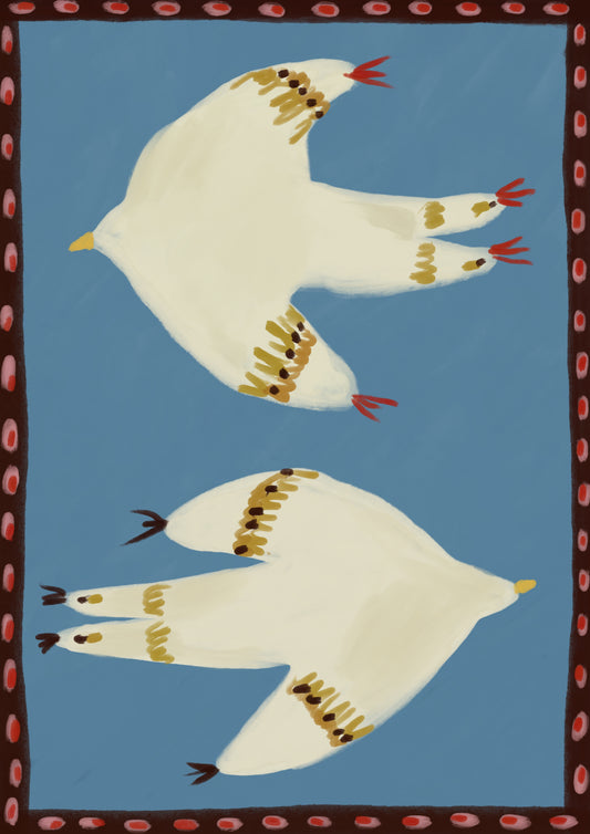 Kiera Black, 'Good Days Calling' Bird Print