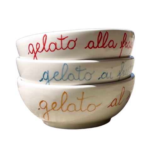 Sveva's Home Ceramic Ice-Cream Bowls Set of 4