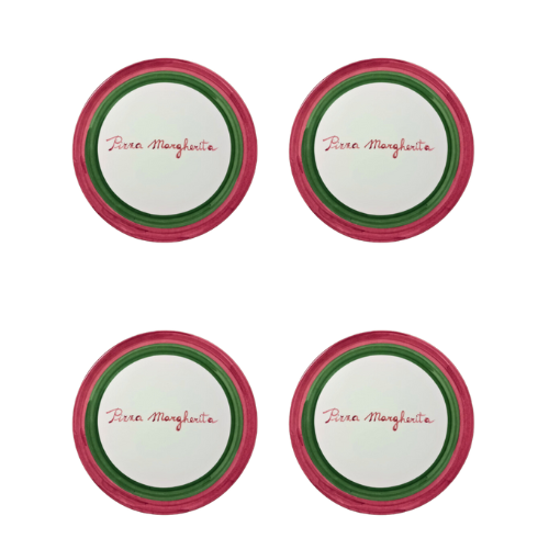 Sveva's Home Ceramic Pizza Plate Set of 4