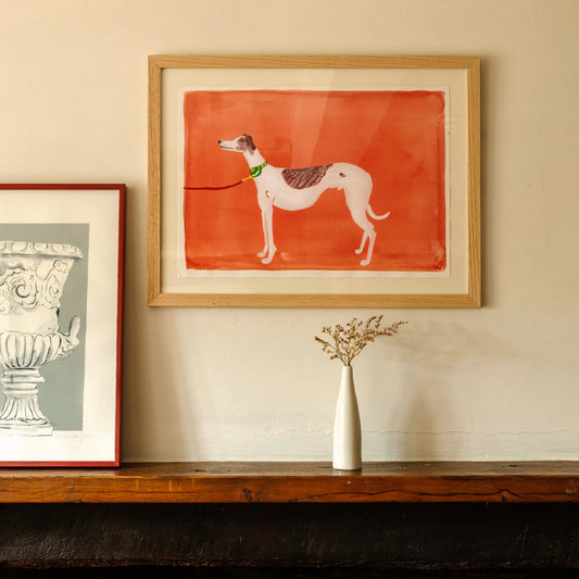 Lucy Wayne, 'Whippet Walk Red' 2024