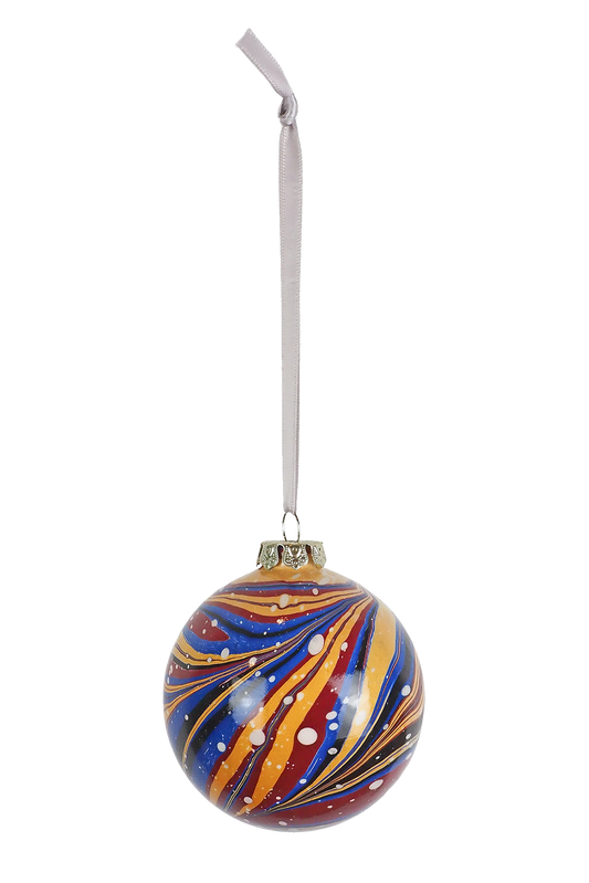 Wildmore Hand Marbled Large Kilim Bauble