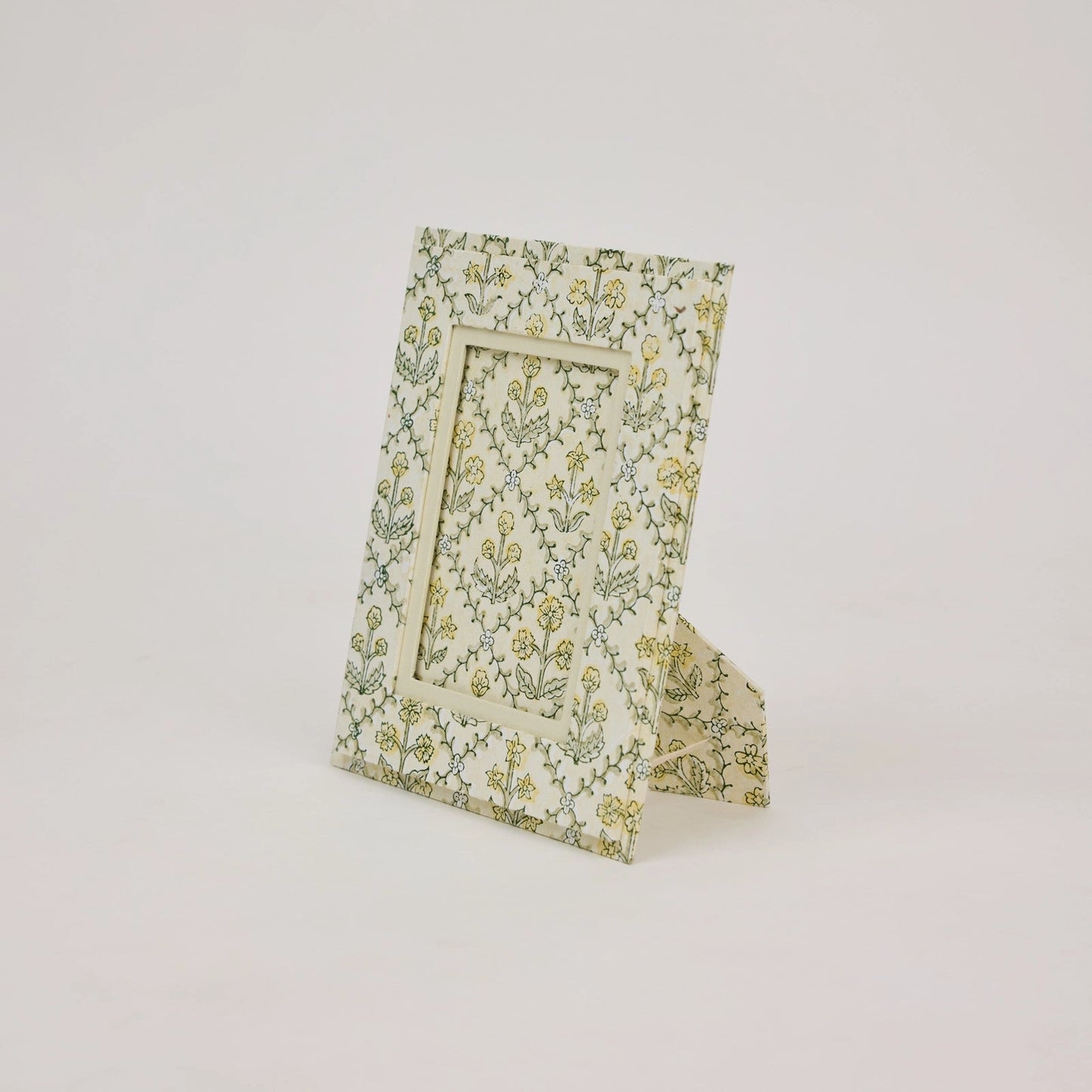 Yellow Floral Picture Frame