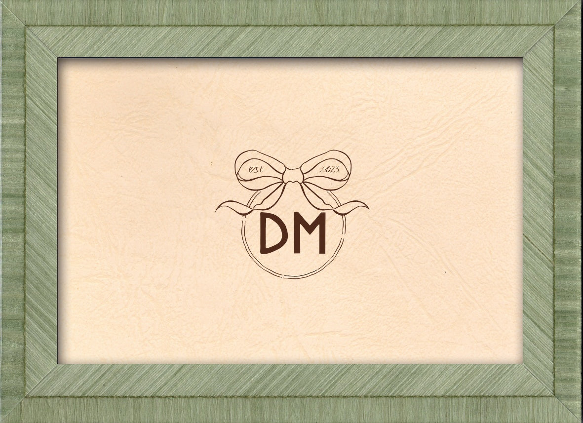 Marquetry Frame in Sage
