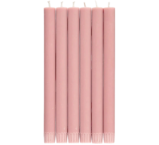 Set of 6 Pink Candles