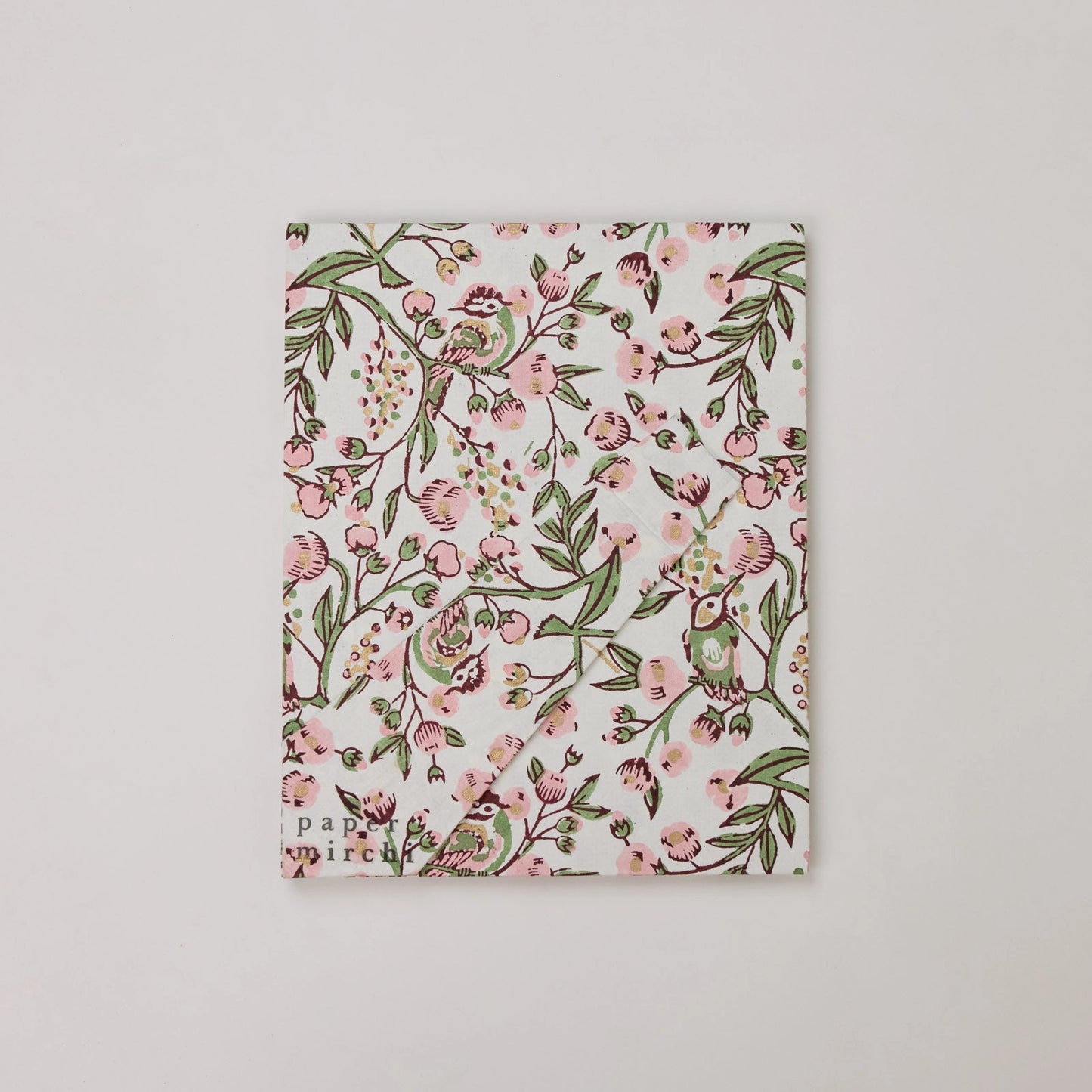 Floral Pink and Green Frame