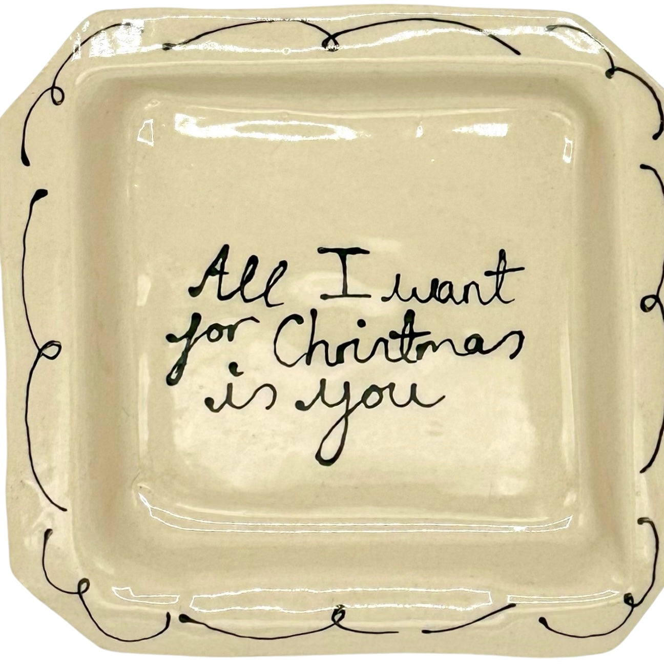 L&Clay All I want for Christmas is you tray