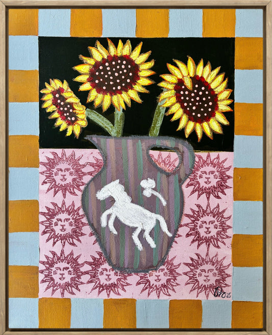 Paula Arango, 'Horse and flowers' 2025