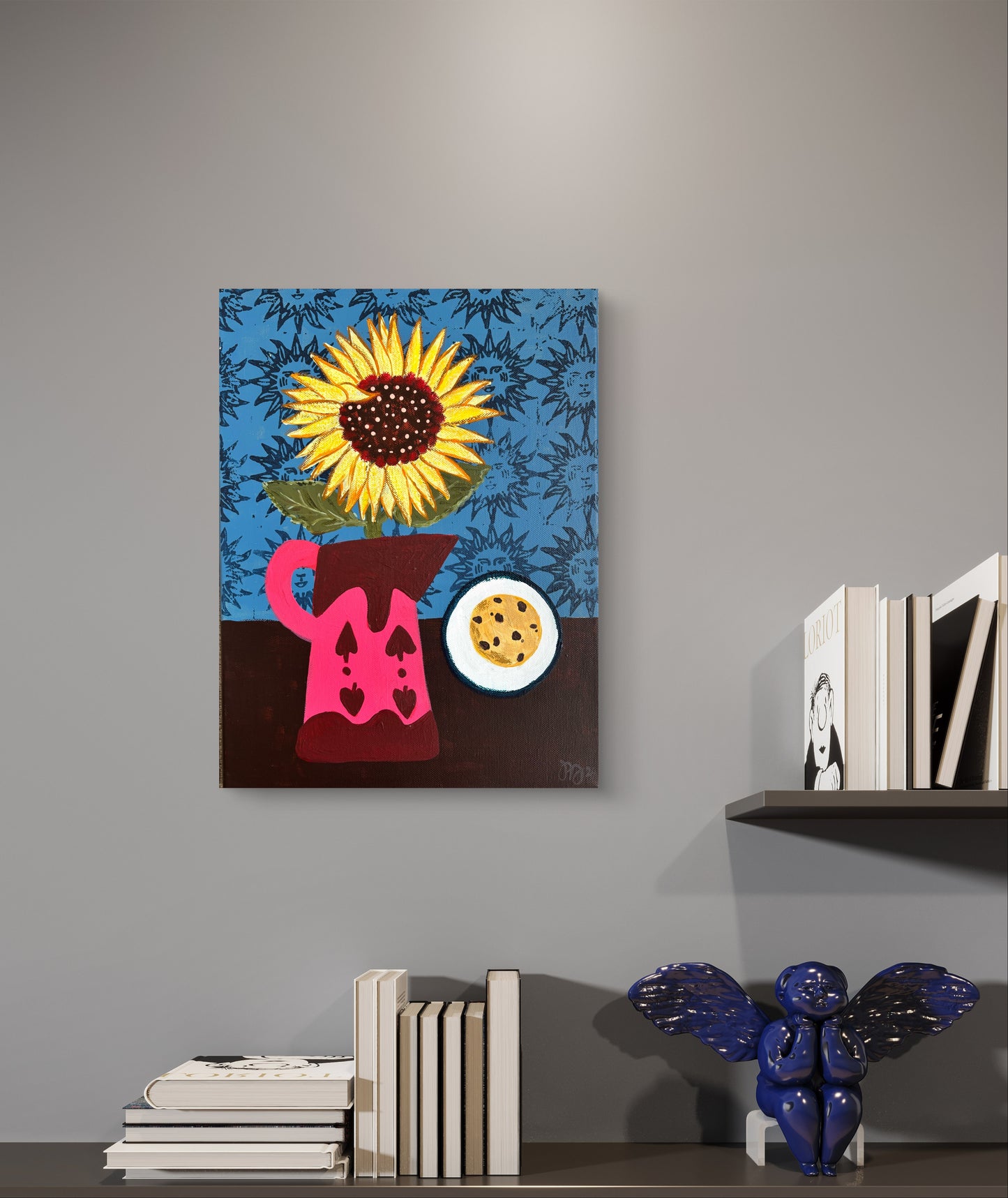 Paula Arango, 'Sunflower and cookie' 2025