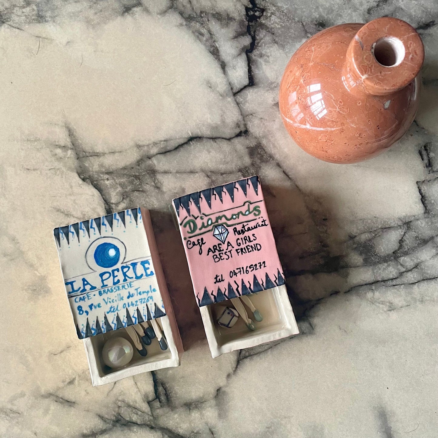 L&Clay Diamonds Matchbox