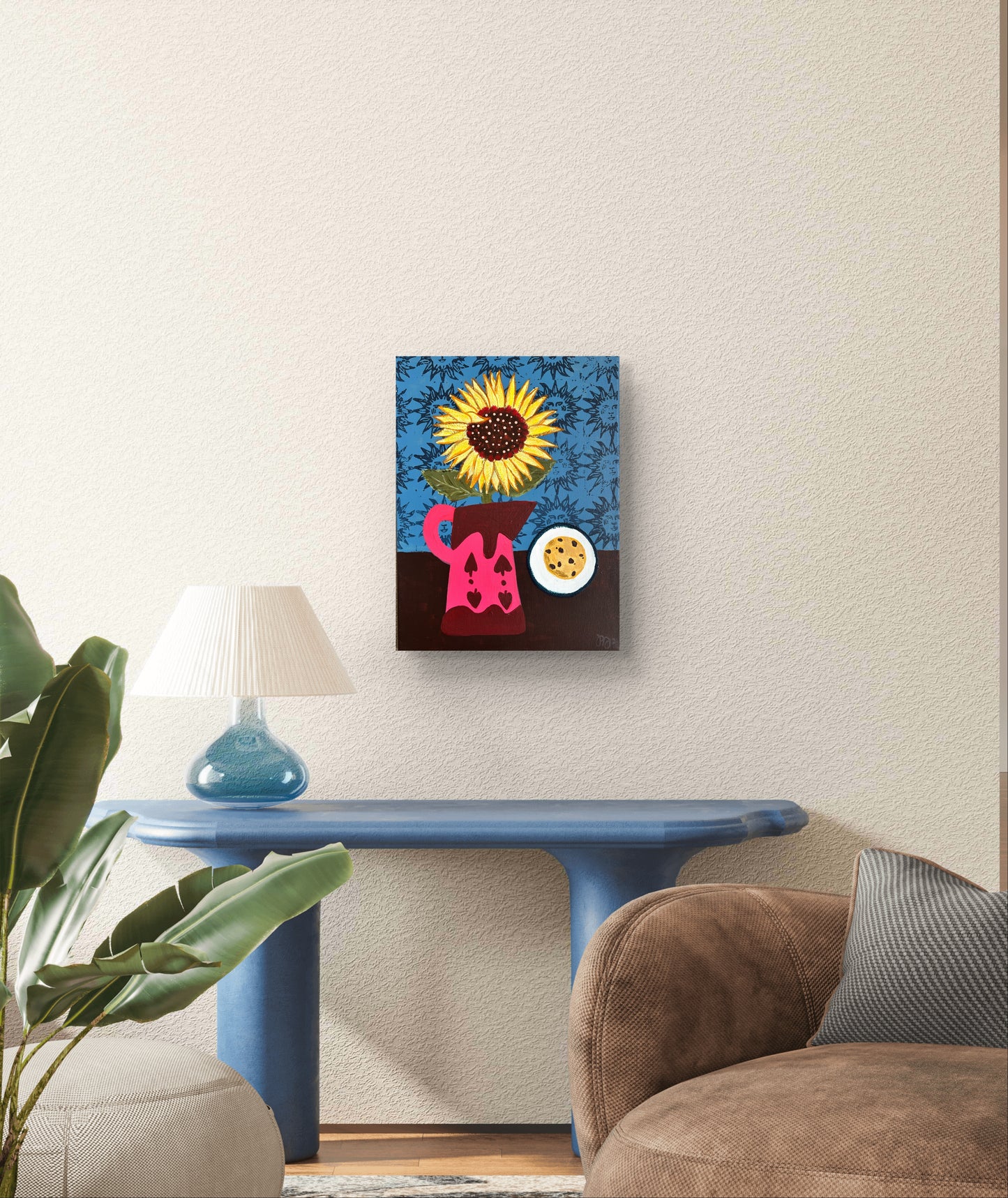 Paula Arango, 'Sunflower and cookie' 2025