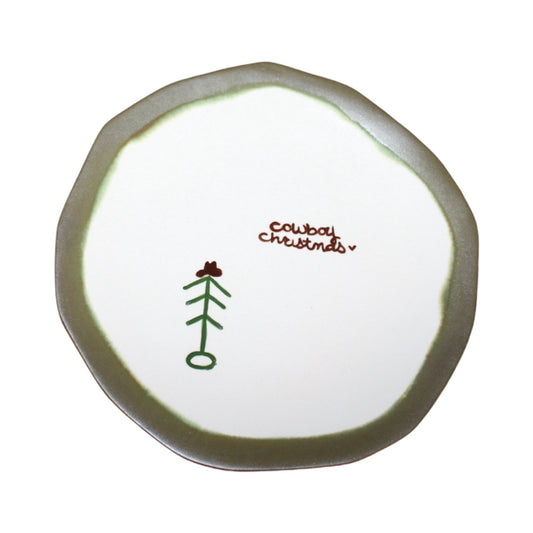 'Cowboy Christmas' Dinner Plate