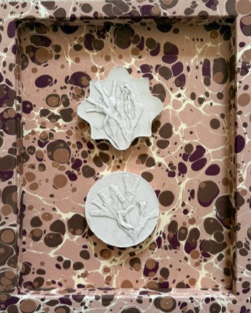 Fiona McDougall, 'Seaweed and Marbled Paper II' 2025
