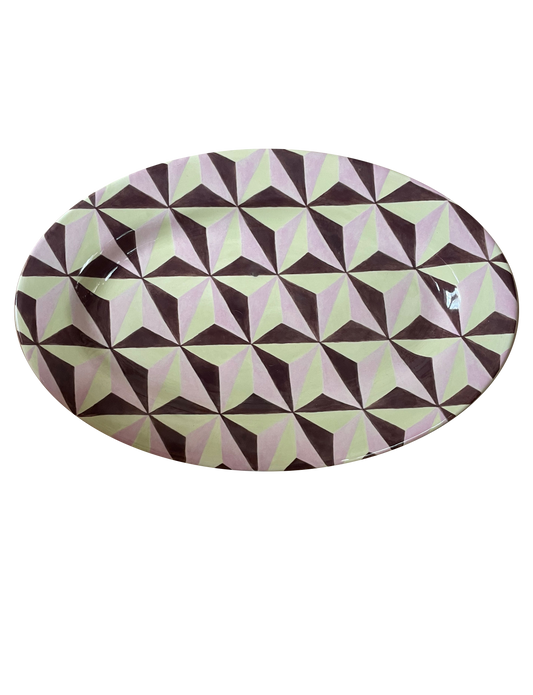 The Silo Collective, Starry Eye Platter, Purple & Green