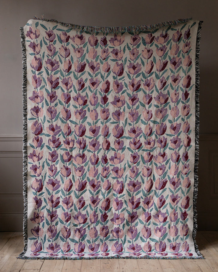 Print Sisters Tulip Kisses Blanket